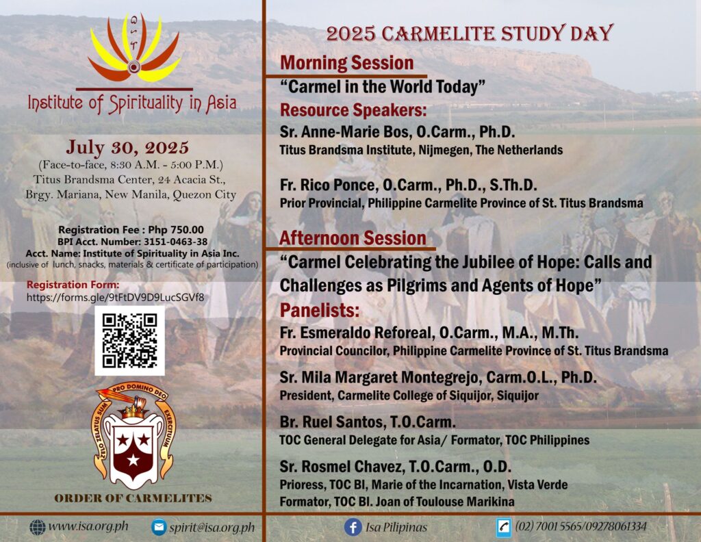2025 Carmelite Spirituality Day